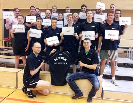 VON ARDENNE neuer Sponsor der SG Weißig Tischtennis