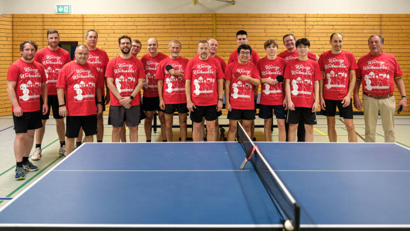 Weihnachtsfeier der Abteiling Tischtennis