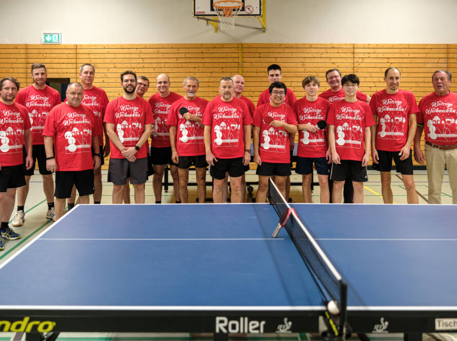 Weihnachtsfeier der Abteiling Tischtennis